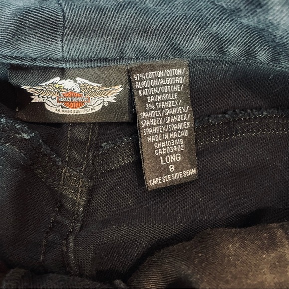 Harley Davidson Black Racing Pants - Picture 5 of 13